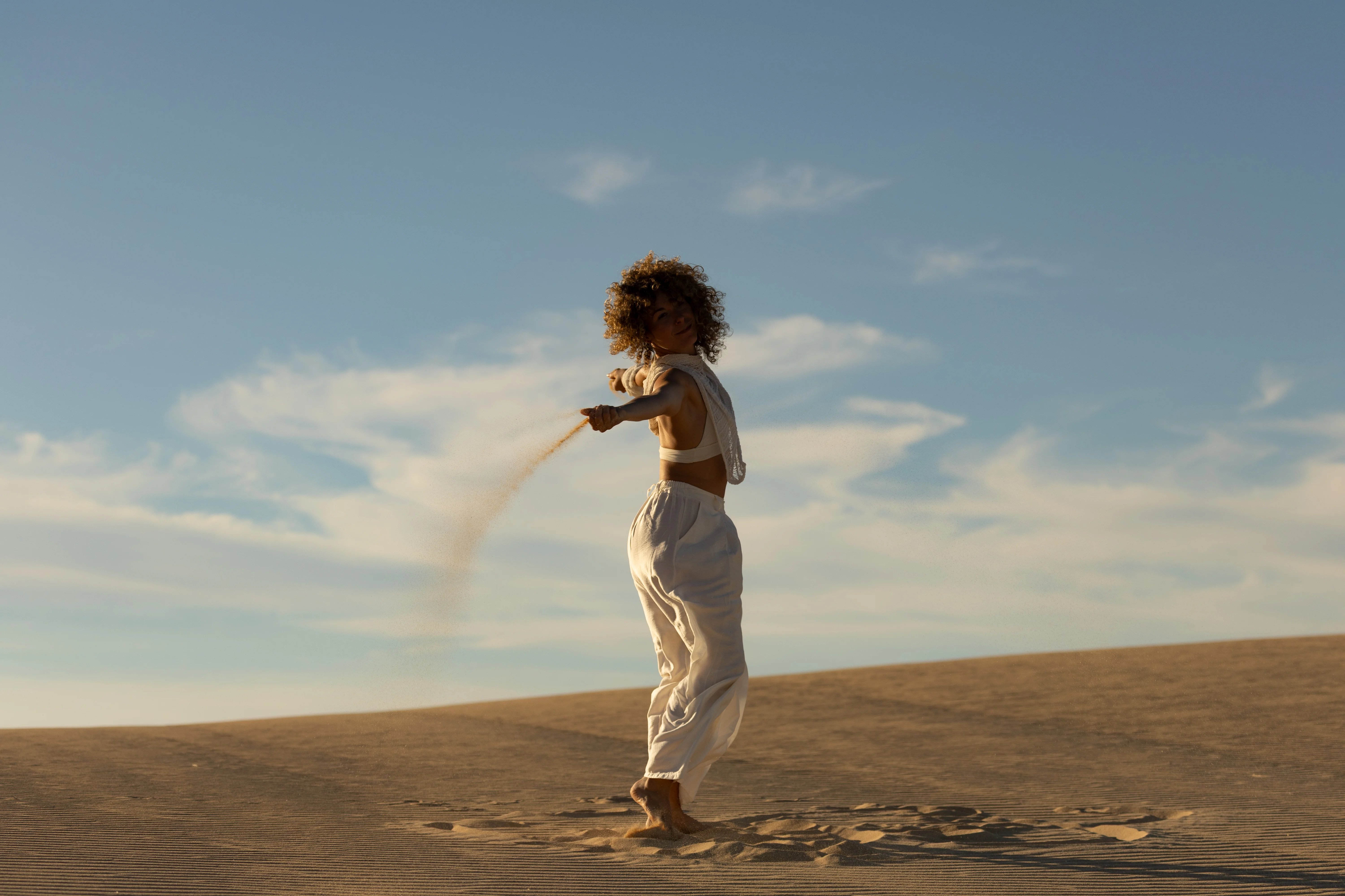 Movimiento y elementos en Inner Bloom